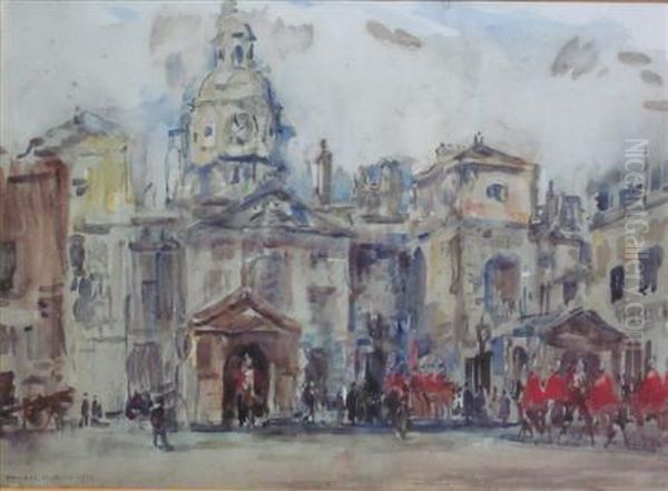 Changing Of The Horse Guards, Whitehall - view 1