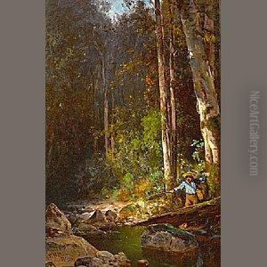 The Fishing Hole by Thomas Hill