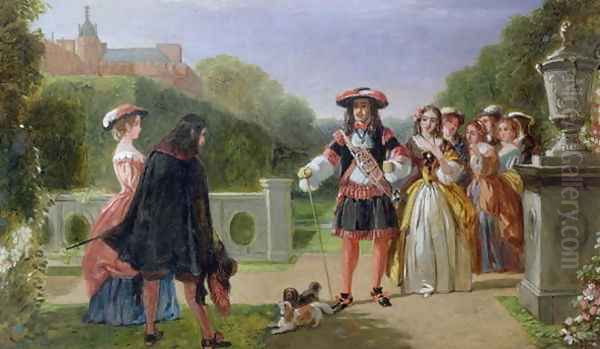 King Charles II (1630-85) and Nell Gwynne (1650-87) - view 1