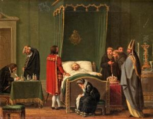 K: Carl Viii Och Sturen by Pehr Hillestrom
