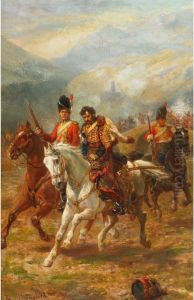 Napoleon At Waterloo by Robert Alexander Hillingford