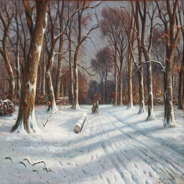 Winter Day In A Forest - view 1