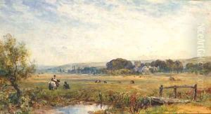 The Ogmore Valley, South Wales by Ernest Albert Waterlow