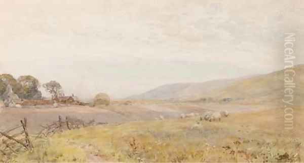 'Down pastures-Sussex' - view 1