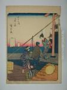 Fukuroi by Utagawa or Ando Hiroshige