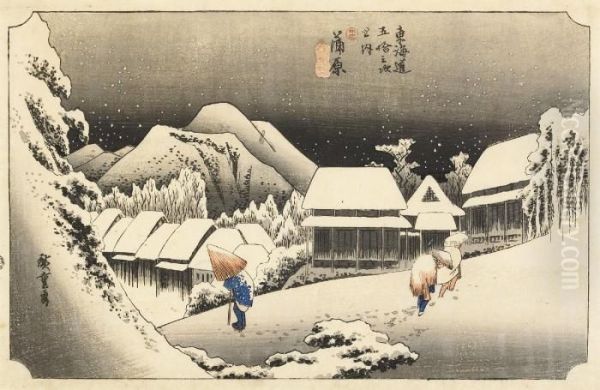 Kambara Ur Fifty-three Stages Of The Tokaido - view 1