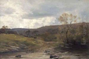 Early Spring, near Trefriw, North Wales by Ernest Albert Waterlow