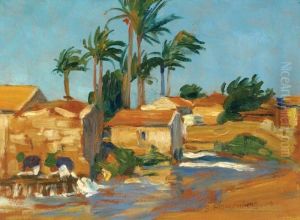 Rural Landscape by Samuel Hirszenberg