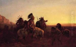 The Lost Trail by Carl (Charles Ferdinand) Wimar
