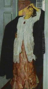 Aneri at the Door by Wojciech Weiss