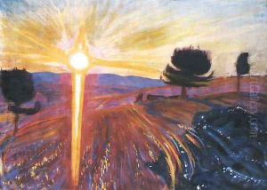 Radiant Sunset by Wojciech Weiss
