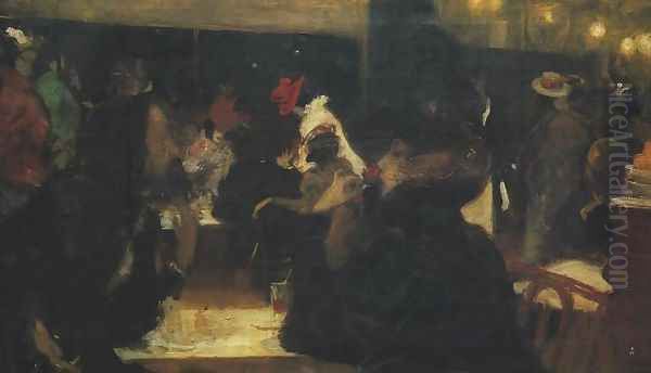 Parisian Cafe (Cafe d'Arcourt) - view 1