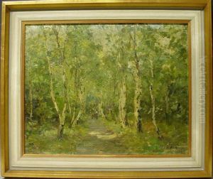 Birkenwald by Rudolf Hockner