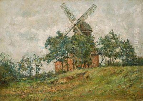 Muhle Bei Wedel In Sommerlicher Landschaft - view 1