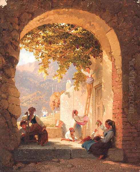 The Grape Pickers - view 1