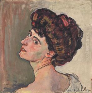 La Parisienne - Bildnis Valentine Gode-darel by Ferdinand Hodler