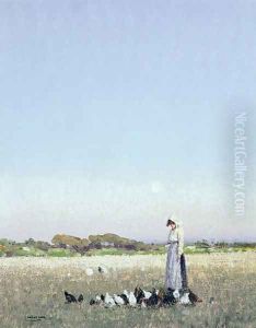 Feeding the Hens by William Page Atkinson Wells