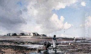 Mussel Gatherers, 1905 by William Page Atkinson Wells