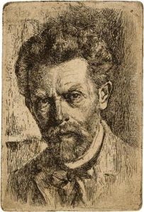 Autoritratto by Alfons Hollaender