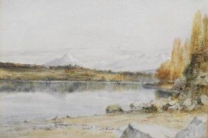 Mont Blanc From Lake Geneva by James Holland