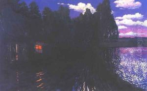 Nocturnal Landscape by Stanislaw Ignacy Witkiewicz (Witkacy)