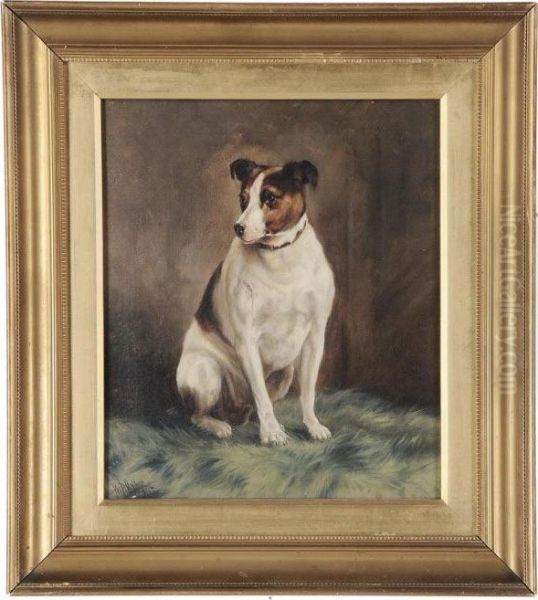 Seated Terrier - view 1