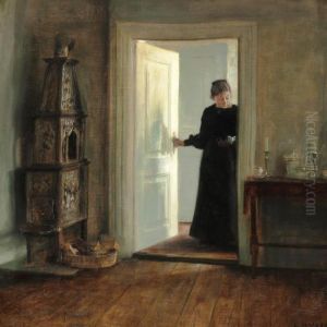 Interior With The Painter's Wife In A Doorway