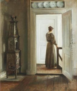Interior With A Woman