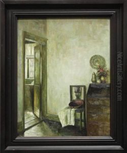 Interior With Chair by Carl Vilhelm Holsoe