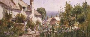 A Devonshire Garden by Arthur Stanley Wilkinson