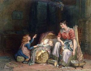 Telling Little Stories, 1900 by Robert W. Wright