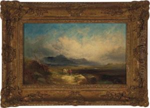 Travellers In The Highlands by Joseph Horlor