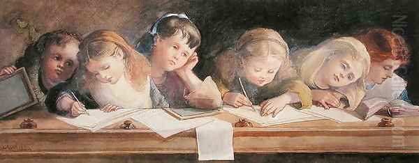 The Writing Lesson, 1880 - view 1