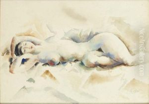 Nude Reclining by Earl Horter