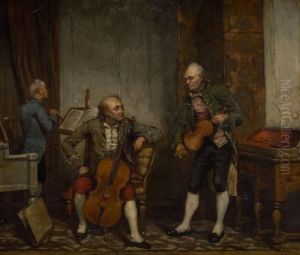 Le Trio De Musiciens by Henri Houben