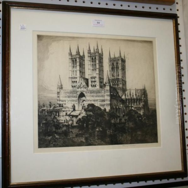 View Of An English Cathedral - view 1