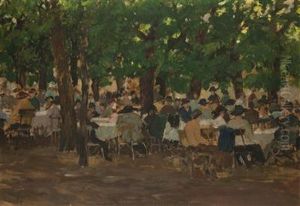 A Garden Restaurant In Stromovka