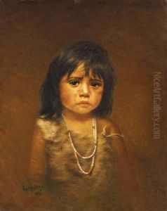 Indian Child With Tear