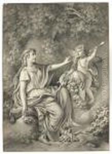 Cupid And The Huntress by Jean-Baptiste Huet