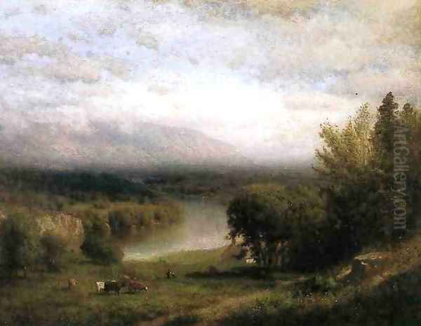 Farmhouse in a River Valley - view 1