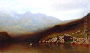 Boating in the Adirondacks 1860 by Alexander Helwig Wyant