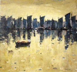 Sails At Twilight by Thomas Lorraine Hunt