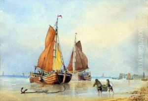 Fishing Boats And Fisherfolk At Yarmouth