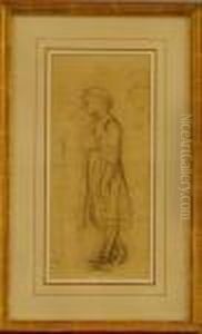 Sketch Of A Girl by William Morris Hunt