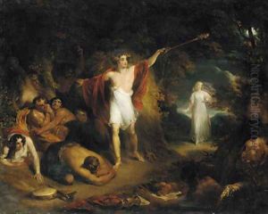Comus and the lady benighted by John Wood