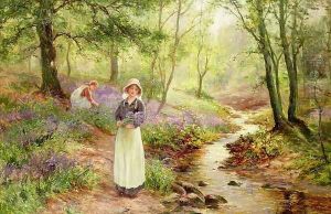 The Bluebell Glade by Ernst Walbourn