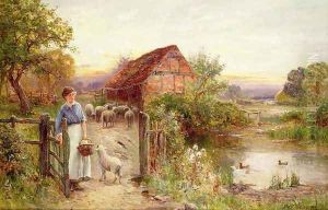 Bringing Home the Sheep by Ernst Walbourn
