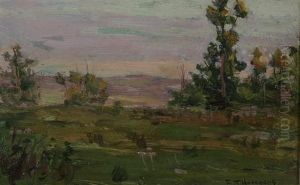 Summer Landscape by Frank Townsend Hutchens