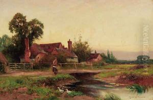 Feeding the Ducks 3 by Ernst Walbourn