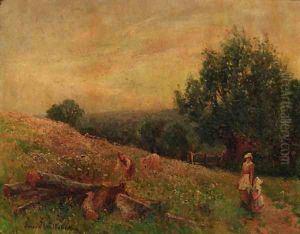 In the meadow by Ernst Walbourn